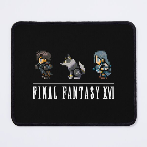 Item preview, Clive, Torgal, and Jill Logo Design FFXVI Pixel Party Members Final Fantasy 16 designed and sold by EusebiaMathe.
