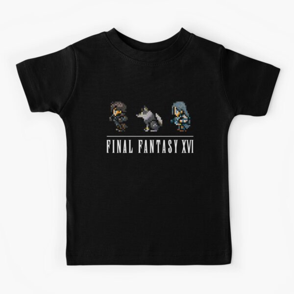 Item preview, Clive, Torgal, and Jill Logo Design FFXVI Pixel Party Members Final Fantasy 16 designed and sold by EusebiaMathe.