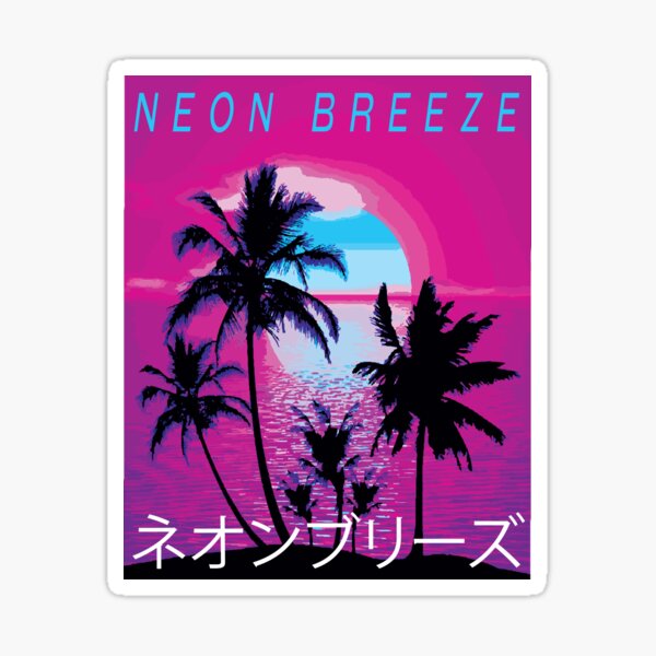 Artikel-Vorschau von Vaporwave Ästhetisch // Neon Breeze, designt und verkauft von altees.