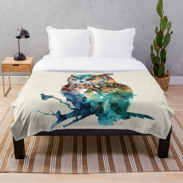 Item preview, A Bohemian Watercolor of an Owl - Boho Animals designed and sold by GVRDesign.