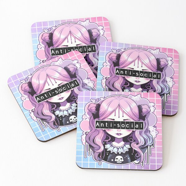 Item preview, Anti-social colorful life designed and sold by digi-cali-co.