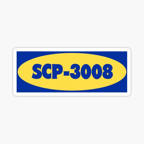 SCP 3008, Infinite Ikea Sticker for Sale by FairieDance