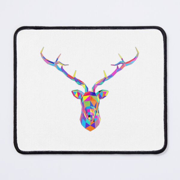 Item preview, Low-poly random color deer illustration designed and sold by trepiu.