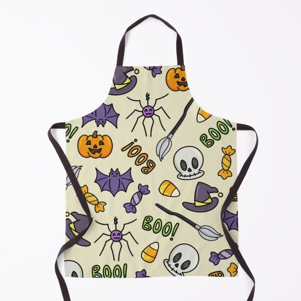 Item preview, Cute Cartoons Halloween Seamless Pattern designed and sold by artbybiyan.