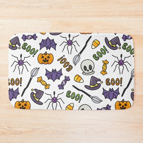 Item preview, Cute Cartoons Halloween Seamless Pattern designed and sold by artbybiyan.