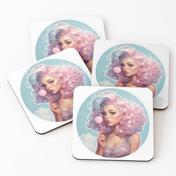 Item preview, Girl holding cotton candy designed and sold by abmkf.