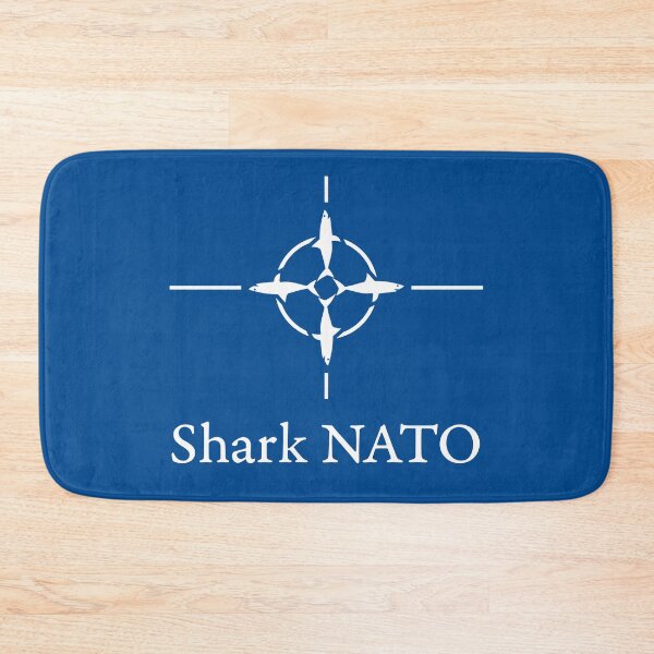 Item preview, Shark NATO Flag with Wordmark designed and sold by Steve Lovelace.