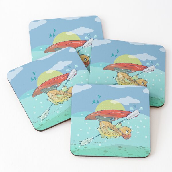 Item preview, Fish white water kayaking designed and sold by piedaydesigns.