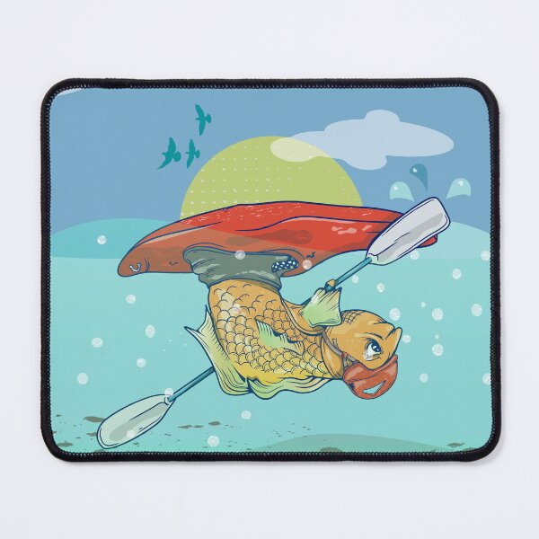 Item preview, Fish white water kayaking designed and sold by piedaydesigns.