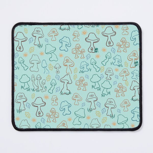 Item preview, MUSHROOM PENIS VINTAGE PATTERN BLUE designed and sold by aydapadi.