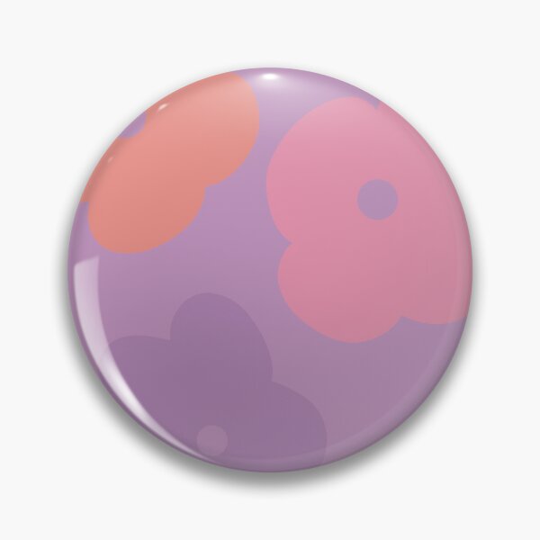 Item preview, Pastel Purple Pink Orange Retro Jumbo Flower Power Abstract Contemporary Pattern designed and sold by ZodiacGradient.