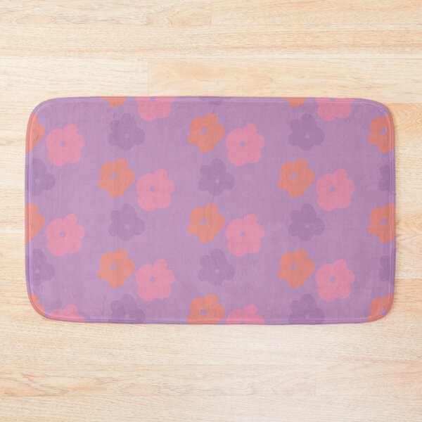Aperçu de l'œuvre Pastel Violet Rose Orange Rétro Jumbo Flower Power Abstrait Motif Contemporain créée et vendue par ZodiacGradient.