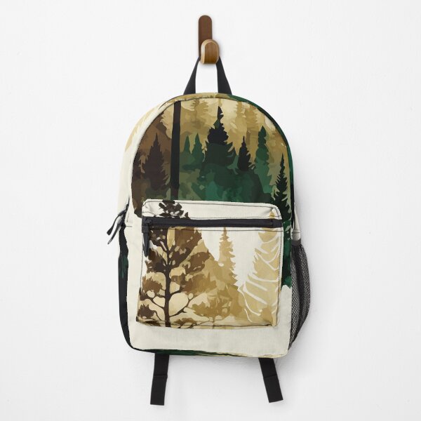 Item preview, A Forest in Boho Earth Tones - Watercolor Trees and Leaves designed and sold by GVRDesign.