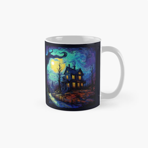 Item preview, Starry Night Halloween Haunted House designed and sold by Gsallicat.