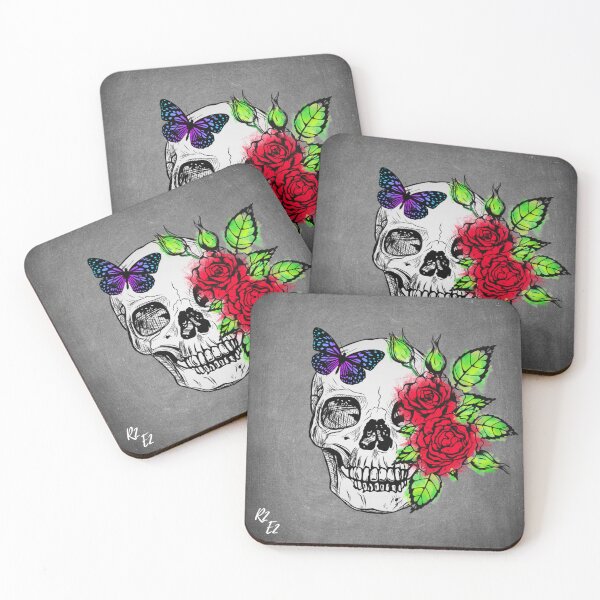Artikelvorschau, Totenkopf und Rosen Nr.6 entworfen und verkauft von R2-E2.