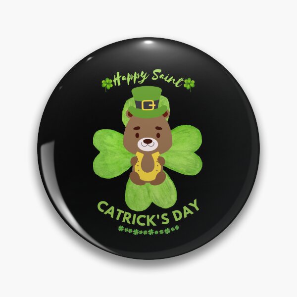 Item preview, St Patrick's Day Cat Happy St-Patrick's designed and sold by Heart Stamp.