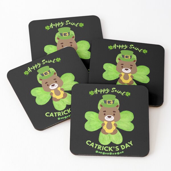 Item preview, St Patrick's Day Cat Happy St-Patrick's designed and sold by Heart Stamp.