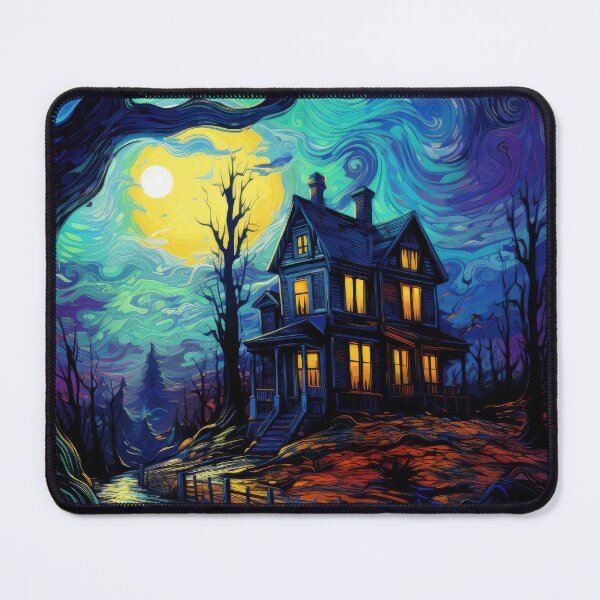 Item preview, Starry Night Halloween Haunted House designed and sold by Gsallicat.