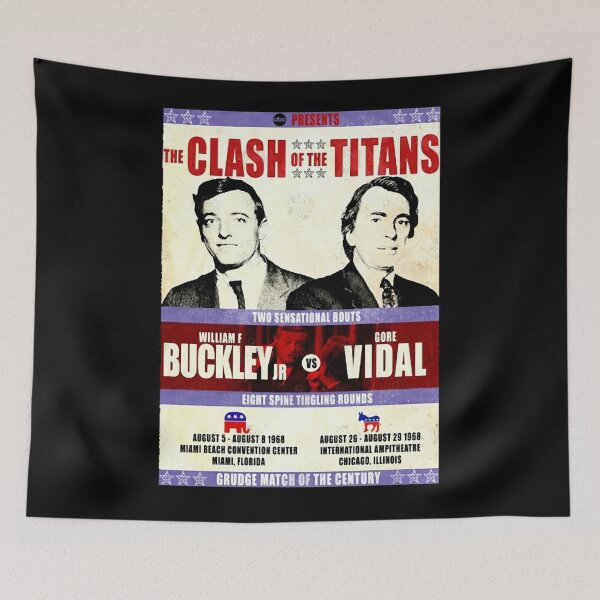Item preview, Gore Vidal Vs William F Buckley designed and sold by ClosetWynnCe.