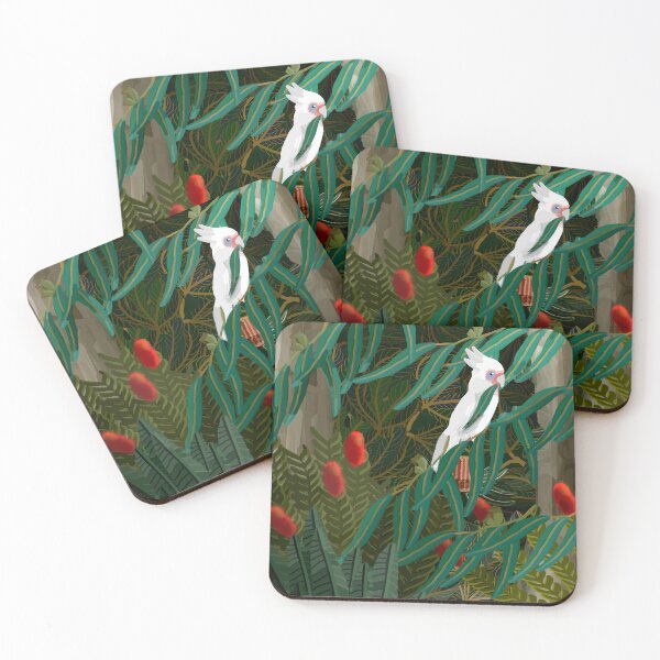 Item preview, Corella and Gum Leaves designed and sold by Donnahuntriss.