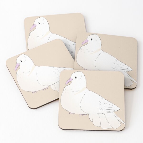 Item preview, White Ringneck Dove  designed and sold by Karatefinch.