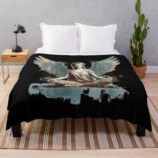 Item preview, Angel Yoga Serenity Embrace Inner Peace designed and sold by AnnaMDesign.