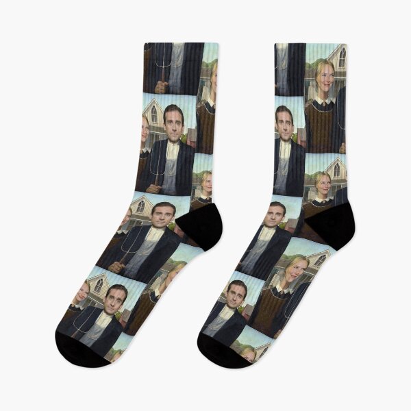 Item preview, Michael and Holly from the The Office in American Gothic designed and sold by StoreArtShak.