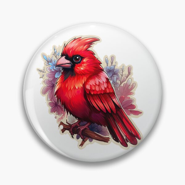 Artikelvorschau, Cardinal on a branch entworfen und verkauft von Redbubblesassy.