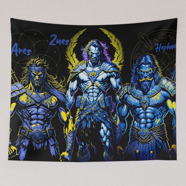 Item preview, Ares, Hephaestus and Zeus designed and sold by StoicQuotes.