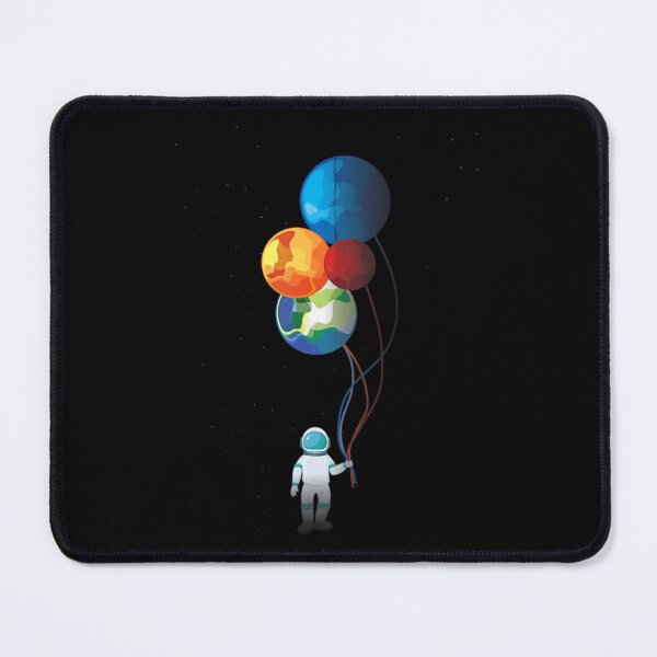 Item preview, Astronaut In Space Holding Planet Balloon designed and sold by GeorgeBermudez.