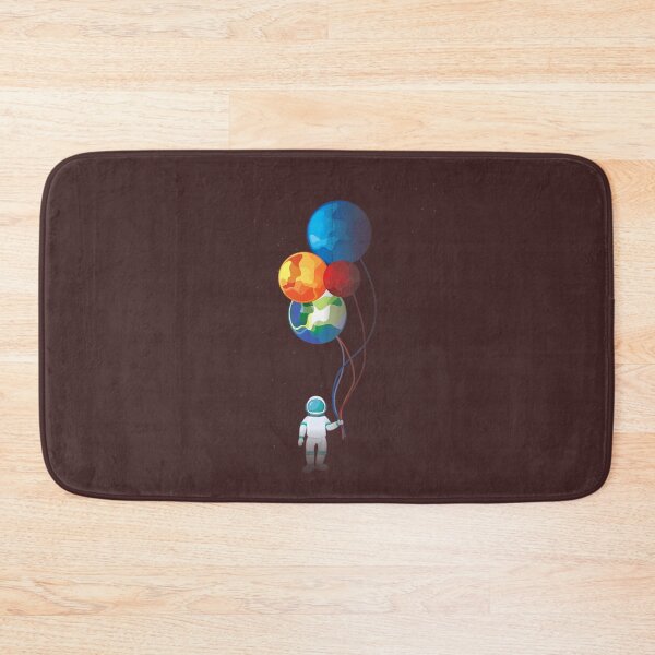 Item preview, Astronaut In Space Holding Planet Balloon designed and sold by GeorgeBermudez.