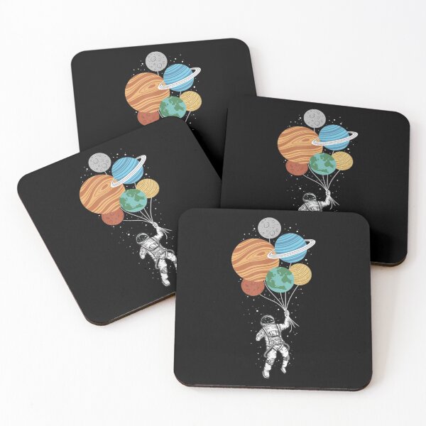 Item preview, Astronaut holding Planet Balloons Solar  designed and sold by GeorgeBermudez.