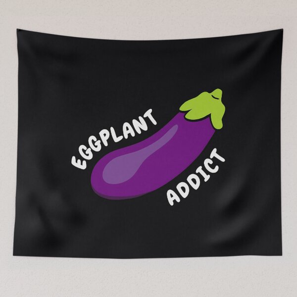 Aperçu de l'œuvre Accro aux aubergines - Emoji créée et vendue par mgmifmrd10.