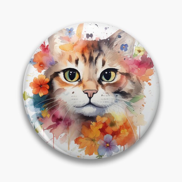Item preview, Whiskered Blossoms designed and sold by Pennapadigi.