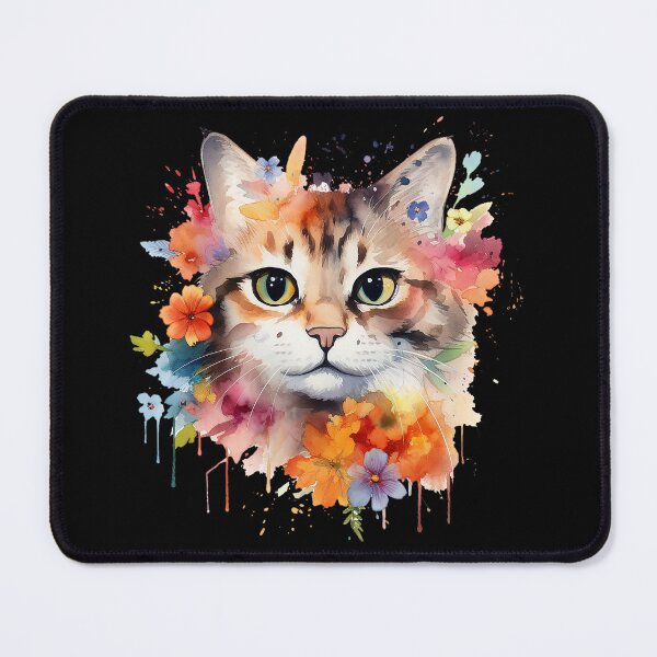 Item preview, Whiskered Blossoms designed and sold by Pennapadigi.