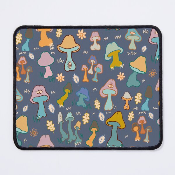 Item preview, COLORFUL MUSHROOM COCKS CUTE PATTERN NEON PASTEL designed and sold by aydapadi.