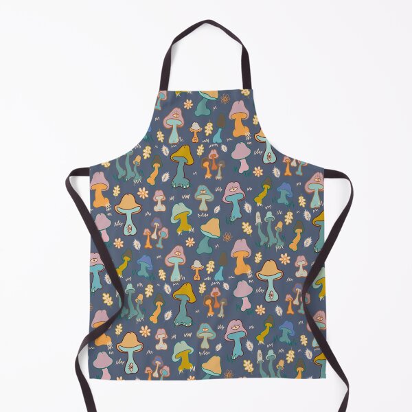 Item preview, COLORFUL MUSHROOM COCKS CUTE PATTERN NEON PASTEL designed and sold by aydapadi.