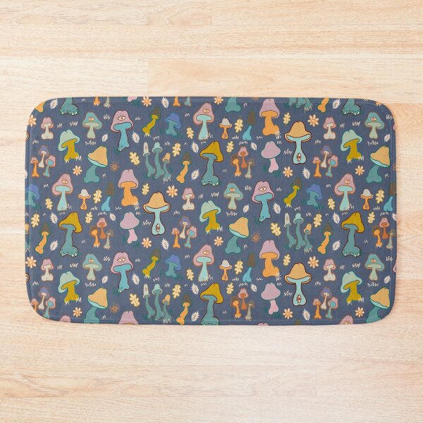 Item preview, COLORFUL MUSHROOM COCKS CUTE PATTERN NEON PASTEL designed and sold by aydapadi.