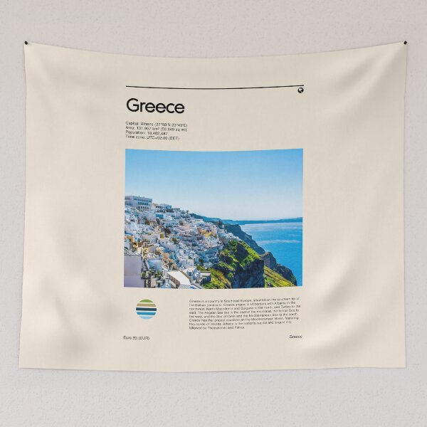 Item preview, Visit Greece (Travel poster) designed and sold by RabbitK.