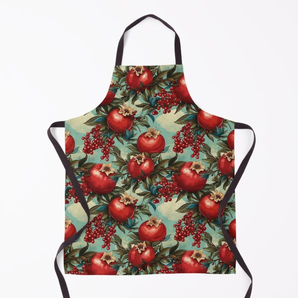 Item preview, Red pomegranates against the blue sky designed and sold by HausCrafted.
