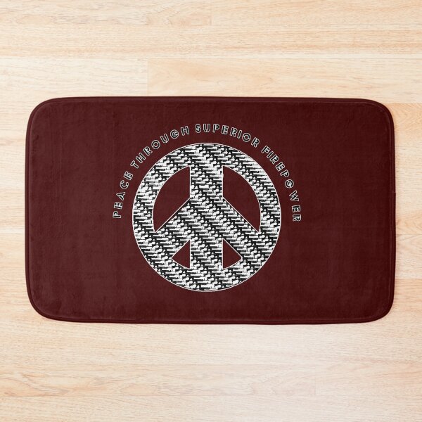 Item preview, PEACE THROUGH SUPERIOR FIREPOWER designed and sold by THE AMERICAN TEEVANGELIST.
