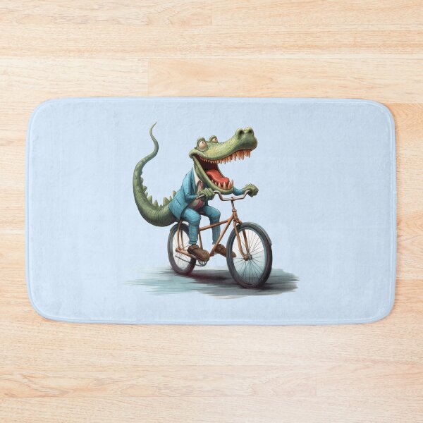 Item preview, Crocodile rides a bike designed and sold by DerSenat.