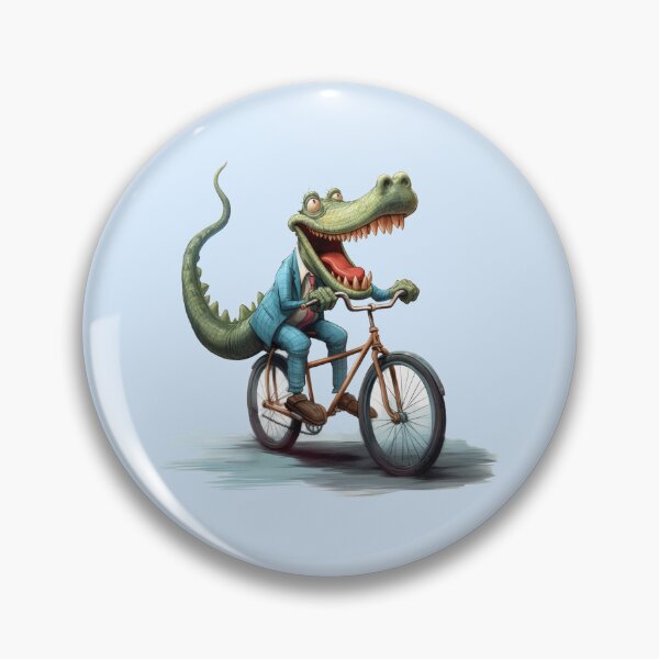 Item preview, Crocodile rides a bike designed and sold by DerSenat.