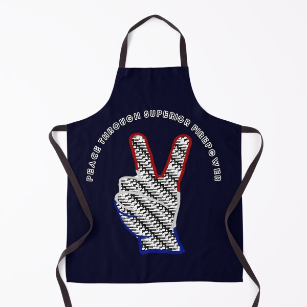 Item preview, PEACE THROUGH SUPERIOR FIREPOWER designed and sold by THE AMERICAN TEEVANGELIST.