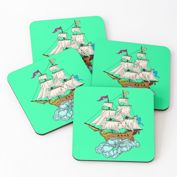 Item preview, Traditional Sailing Ship, Clipper Ship Illustration designed and sold by socozora.