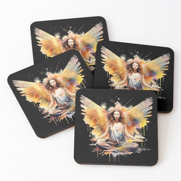 Item preview, Guardian Angel Yoga Nurturing Body and Soul designed and sold by AnnaMDesign.