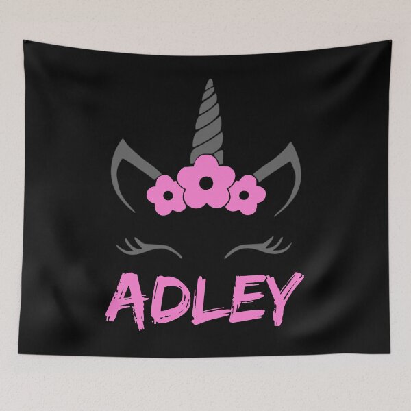 Item preview, kawai girl a for adley unicorns funny cartoon81 designed and sold by kristinp-artrid.