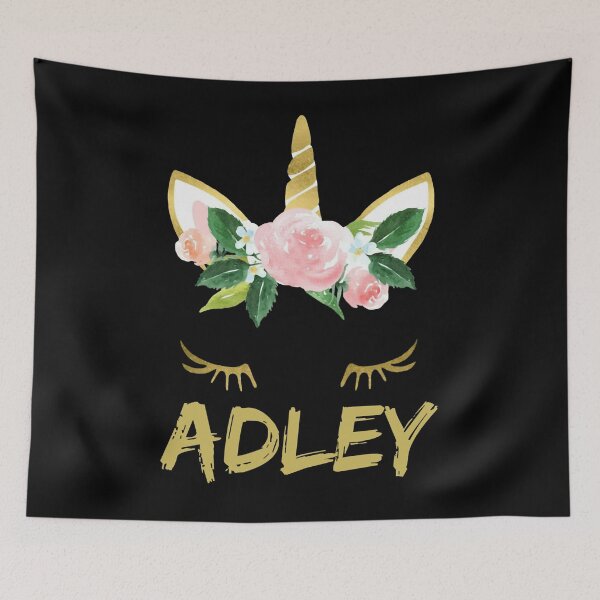 Item preview, kawai girl a for adley unicorns funny cartoon81 designed and sold by kristinp-artrid.