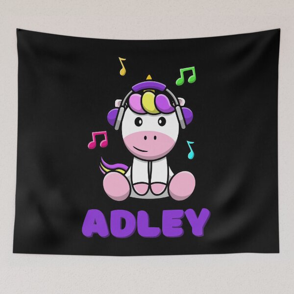 Item preview, kawai girl a for adley unicorns funny cartoon81 designed and sold by kristinp-artrid.