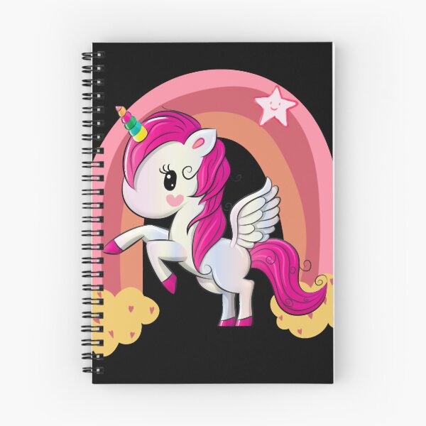 Item preview, kawai girl a for adley unicorns funny cartoon81 designed and sold by kristinp-artrid.